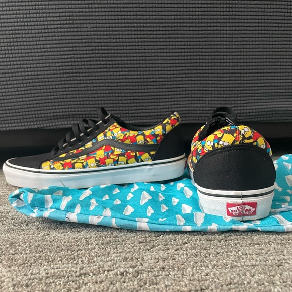 Limited Edition Bart Simpson Vans (M10.5) - Picture 4 of 10